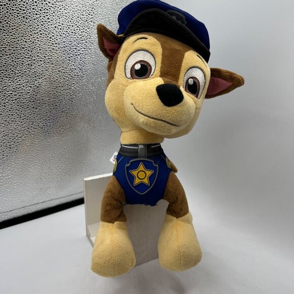 New PAW PATROL Nickelodeon Mighty Pups Mini CHASE Plush USA Seller - Picture 1 of 7